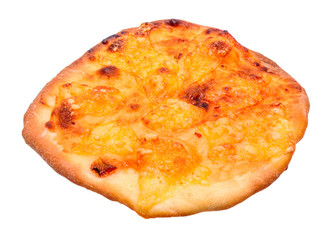 isolated pita bread with cheese