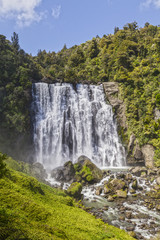 Marokopa Falls, Waitomo Dsitrict, Waikato Region, New Zealand.