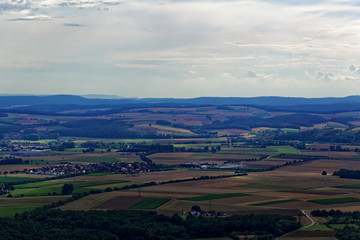 Fototapeta na wymiar Landscape in Northern Franconia