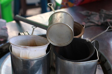 Thai Tea Filter Stainless Steel Traditional Thai Style