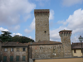 View of the city of Lucignano