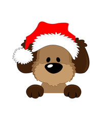 Happy Christmas.Symbol the dog 2018