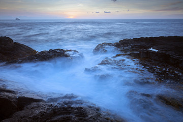 Big Island of Hawaii Landscapes Volcano Seascape Background Rainforest Wallpaper