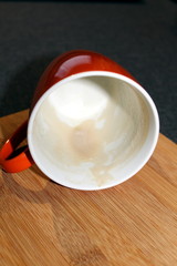 Leere Kaffeetasse