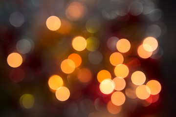 new year christmas background bokeh