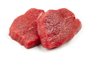 fresh raw fillet steaks