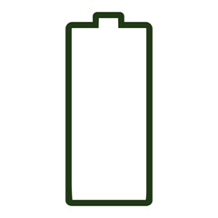Isolated battery icon