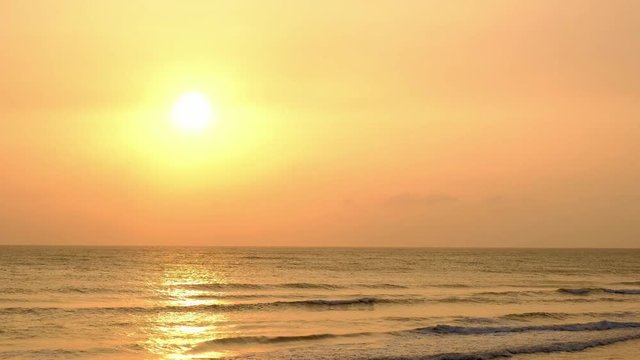 ocean and beautiful sunset