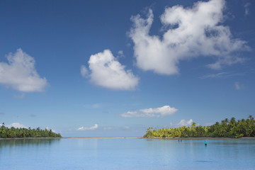 two island and lagoon