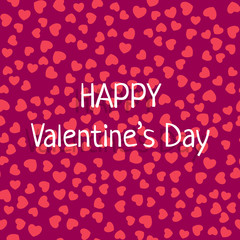 Vector seamless retro pattern, hearts, valentine's day. Can be used for wallpaper, pattern fills, web page background,surface textures.