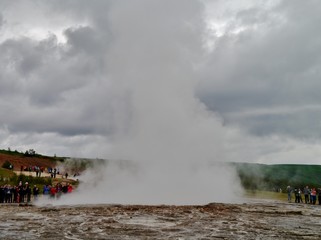 Gro&szlig;er Geysir auf Island