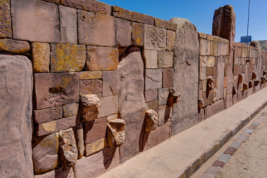 Ruins of Tiwanaku Bolivia La Paz