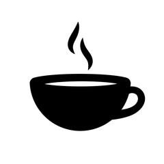 Coffee Cup Icon. Vector Illustration Of An Italian Espresso Cup Icon.