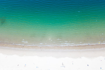 n aerial view of a Kingston Beach in Hobart, Tasmania, Australia