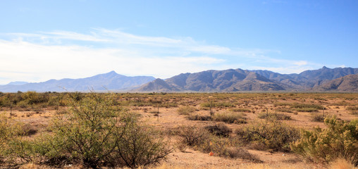 View of Agua Caliente Mountains and Aguila Mountains