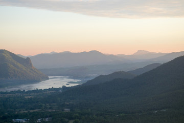 Mountain View Morning Loei Province Chiang Khan