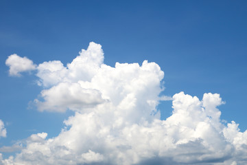 Naklejka na ściany i meble blue sky and white clouds background.