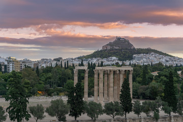 Photo of famous Roman Agora, Athens historic center, Attica, Greece