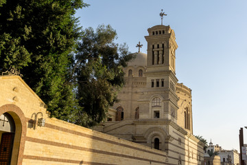 Fototapeta na wymiar Christian Coptic Church in Cairo, Egypt - Middle East