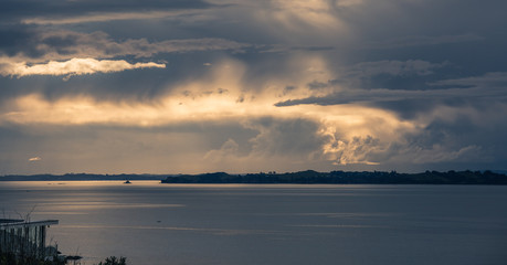 Sunset waiheke island