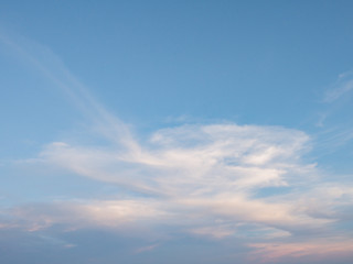 the beautiful blue sky with cloudy background