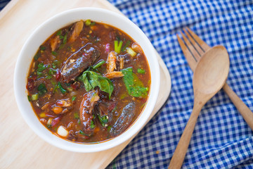 Sardines fish in tomato sauce with spices
