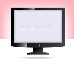 monitor flat icon