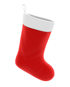 Christmas Sock Isolated