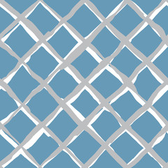 Diagonal cross brush strokes seamless pattern