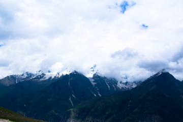 Himalaya mountains valley at ladakh, india, asia