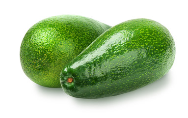 Avocado isolated on white