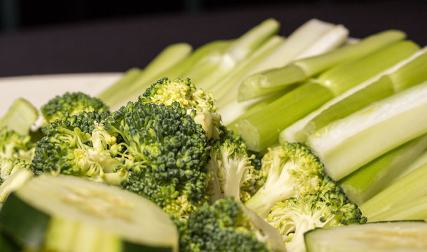 Broccoli and Celery Sticks