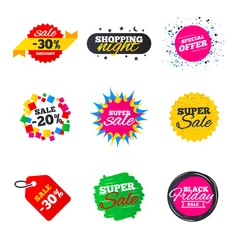 Foto op Plexiglas Sale banners templates. Best offers, discounts. © blankstock