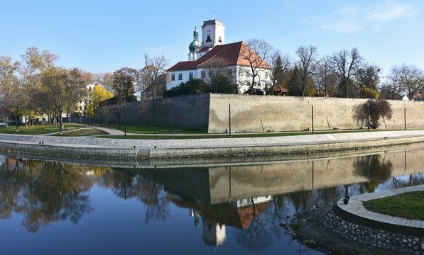 Basilica Of The Assumption Of The Virgin Mary In Gyor,Hungary