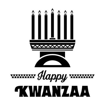 Happy Kwanzaa Banner, Vector