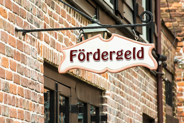 Schild 275 - F&ouml;rdergeld
