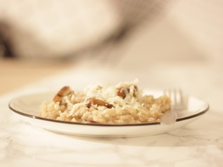 Domowe risotto z prawdziwkami i parmezanem