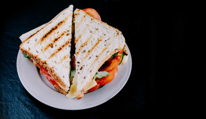 Sandwich On Table