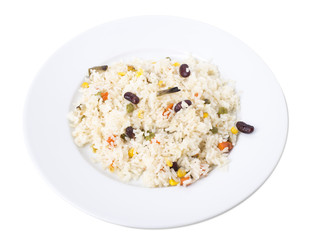 Beans and rice.