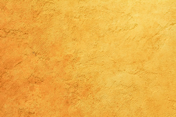 texture of yellow orange cement wall