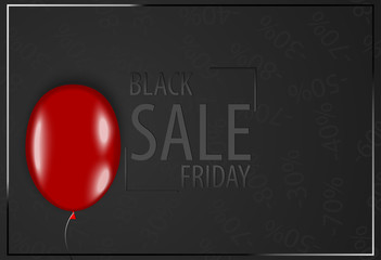 eps 10 vector Black Friday A4 sale promotional banner. Annual Thanksgiving holiday shopping sale event. Discount advertising poster, brochure, flier, cover, editable layout for web, print, design