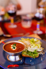 Delicious tomato soup