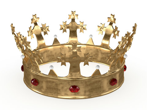 royal crown 3d rendering