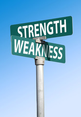 strength and weakness sign