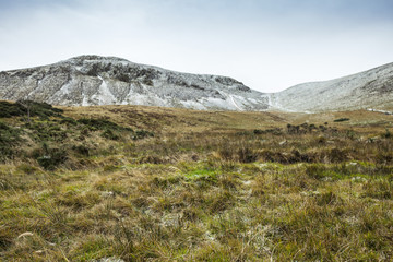 Scotlands nature with mountains