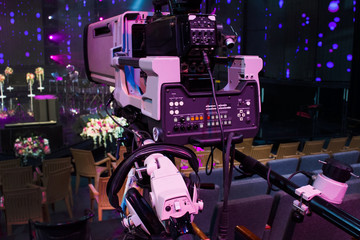 professional digital video camera accessories for video cameras tv camera in a concert hall