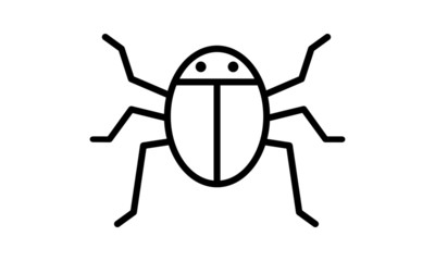 Bug Icon Illustration