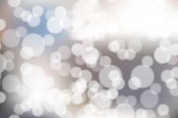 Bright bokeh background. Festive, shiny, defocused illustration.