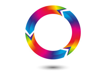 Logotype/
The figure shows a logo, bright colors
