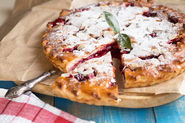 Delicious homemade cherry pie